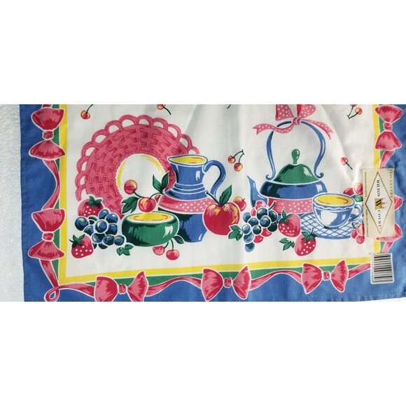 Placemats Teapot Cup & Fruit Set of 4  Classic Design New Tags Wilton Court - Picture 4 of 5